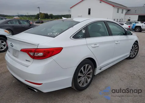 2015 Hyundai Sonata Sport/Limited из США, поврежденный, VIN 5NPE34AF5FH046409